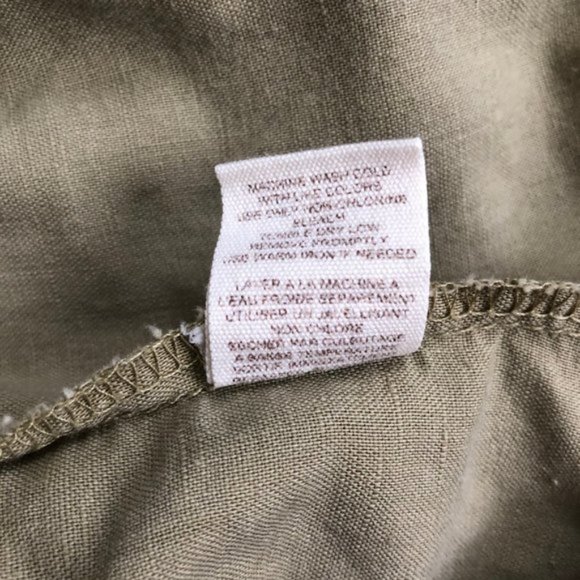 Free People Hooded Parka Short Sleeve Linen Blend - Picture 5 of 5